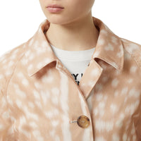 Paletot en nylon à imprimé daim - Soft Fawn