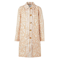 Paletot en nylon à imprimé daim - Soft Fawn