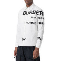 Chemise Oxford oversize en coton Horseferry - White