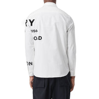 Chemise Oxford oversize en coton Horseferry - White