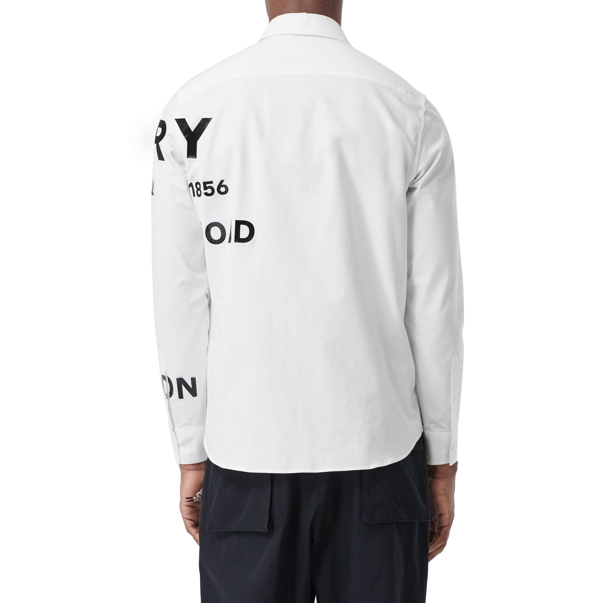 Chemise Oxford oversize en coton Horseferry - White