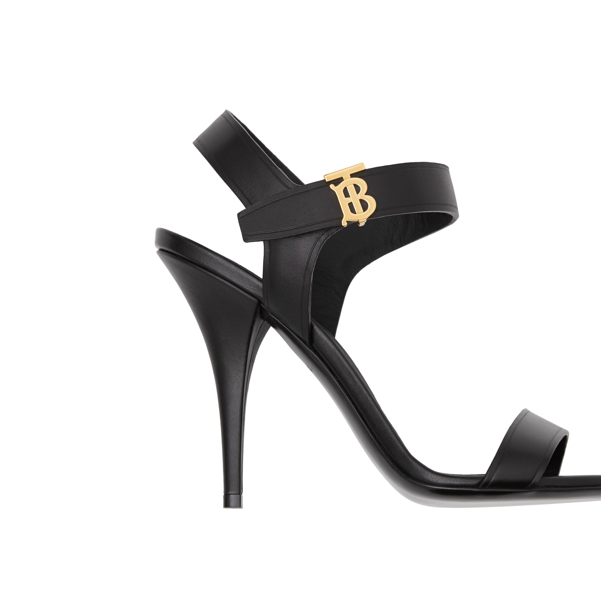 Sandales en cuir Monogram - Black