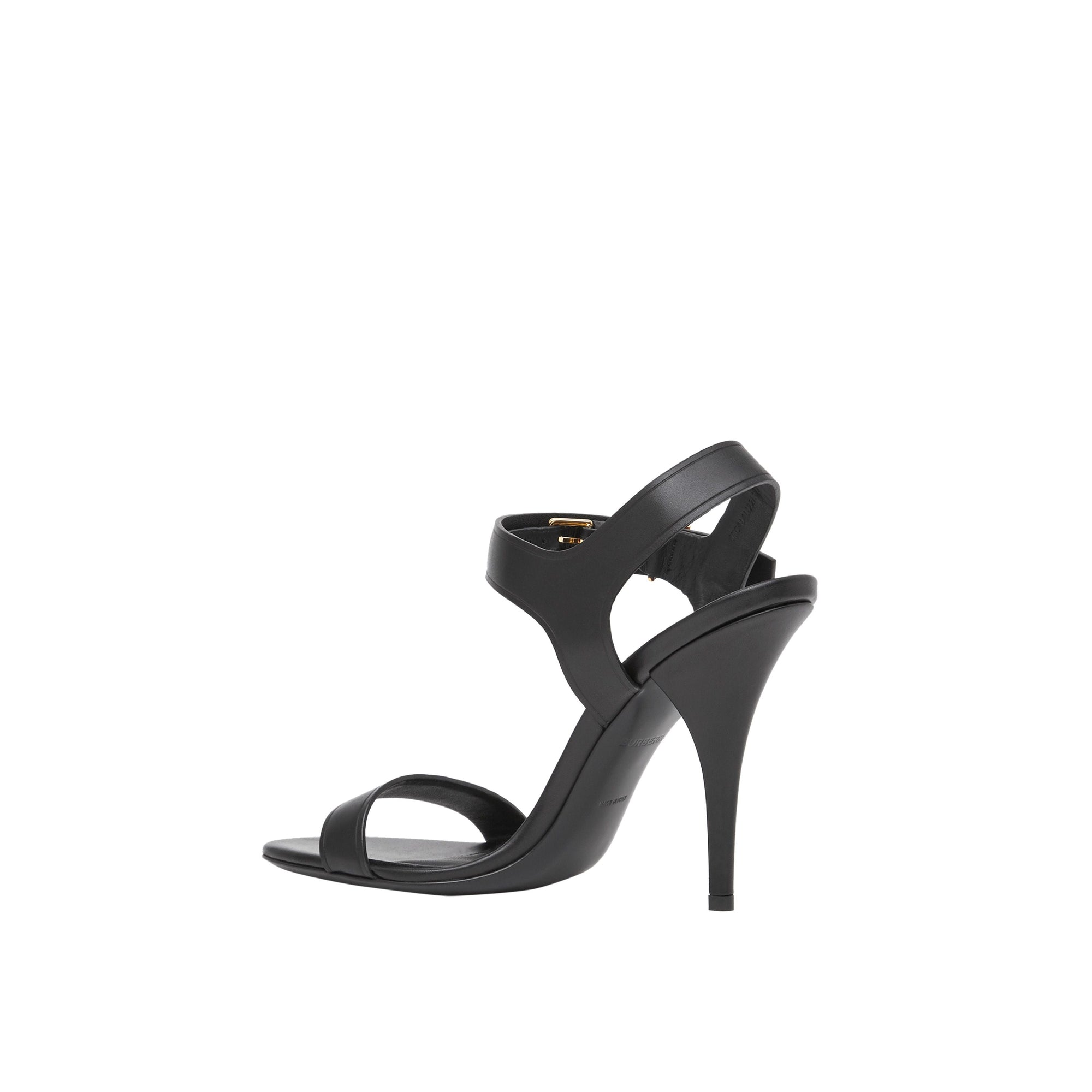 Sandales en cuir Monogram - Black