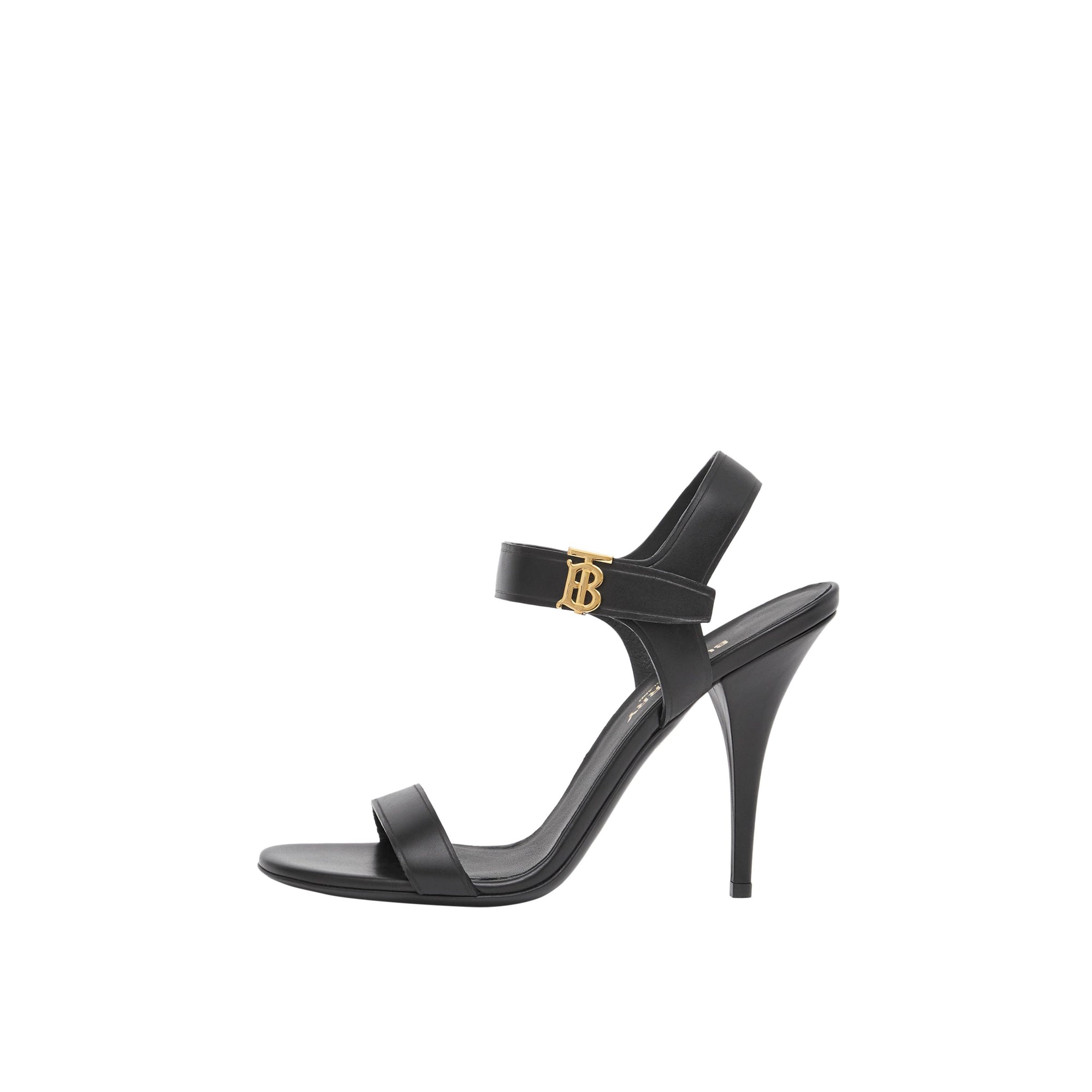 Sandales en cuir Monogram - Black