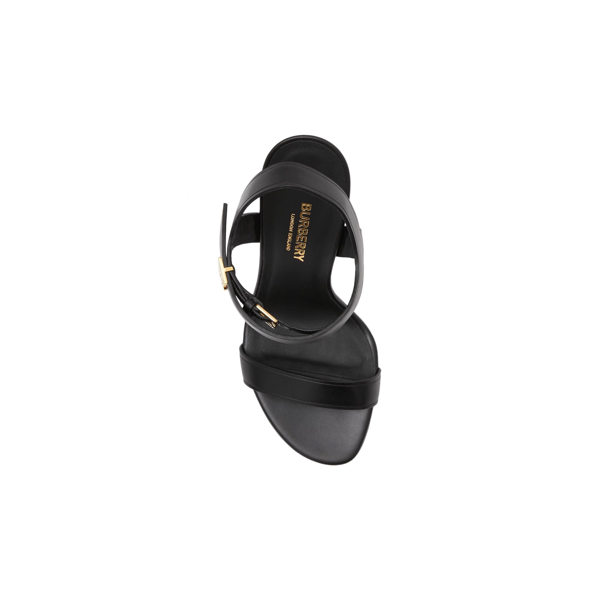 Sandales en cuir Monogram - Black
