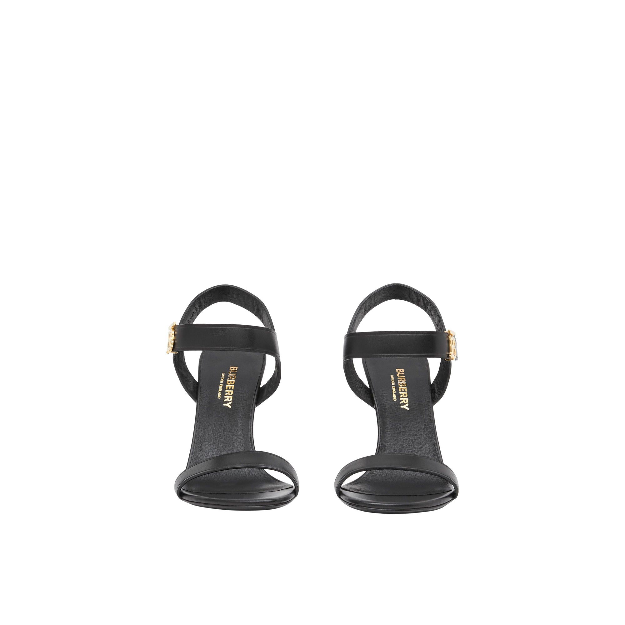 Sandales en cuir Monogram - Black