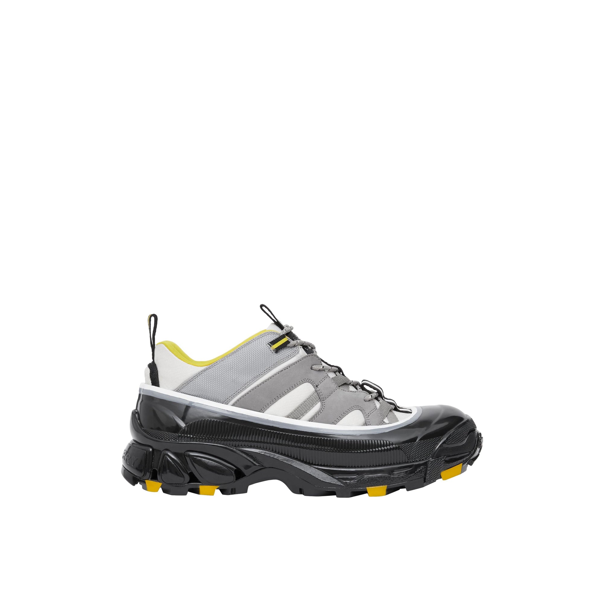 Sneakers Arthur en nylon et cuir velours - Grey