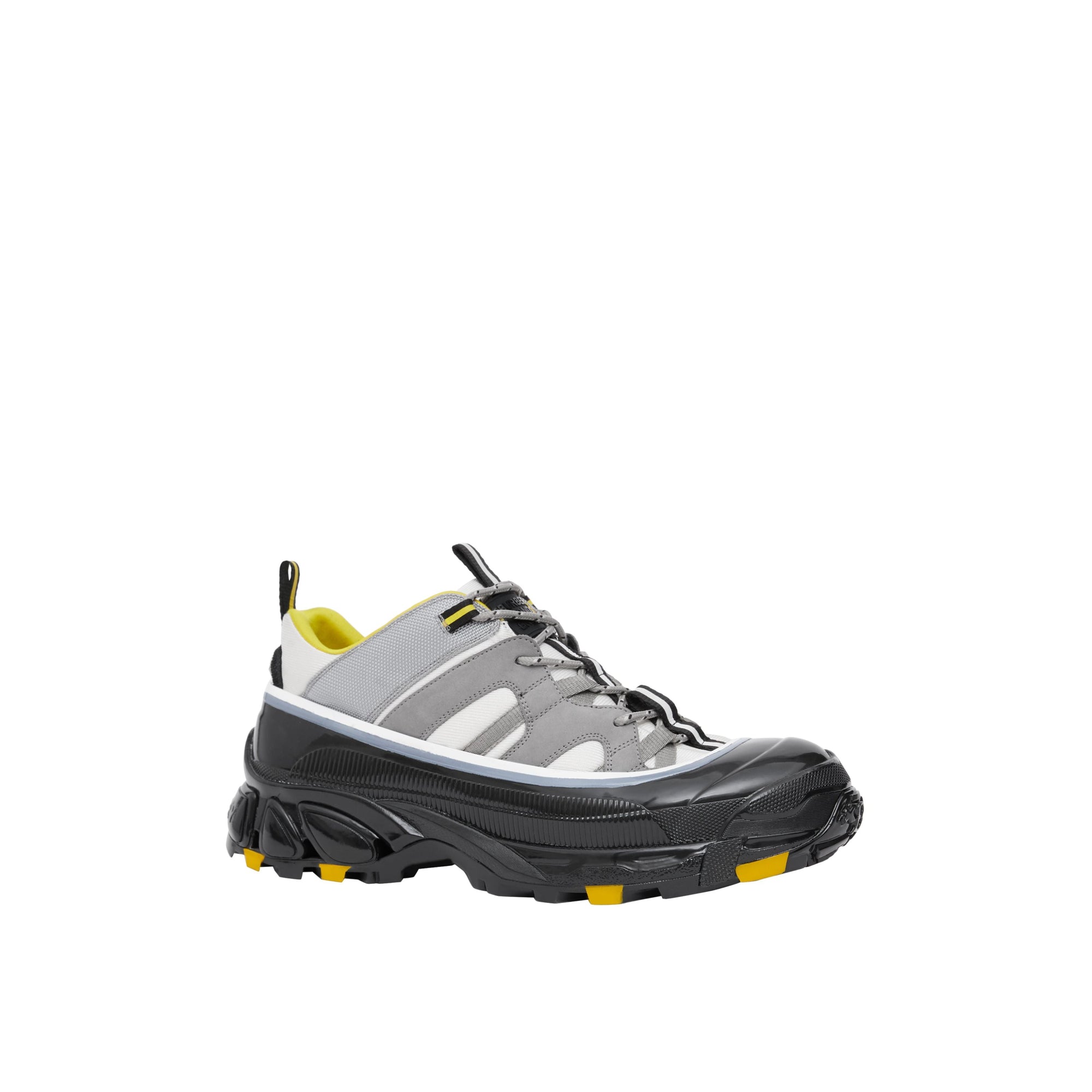 Sneakers Arthur en nylon et cuir velours - Grey