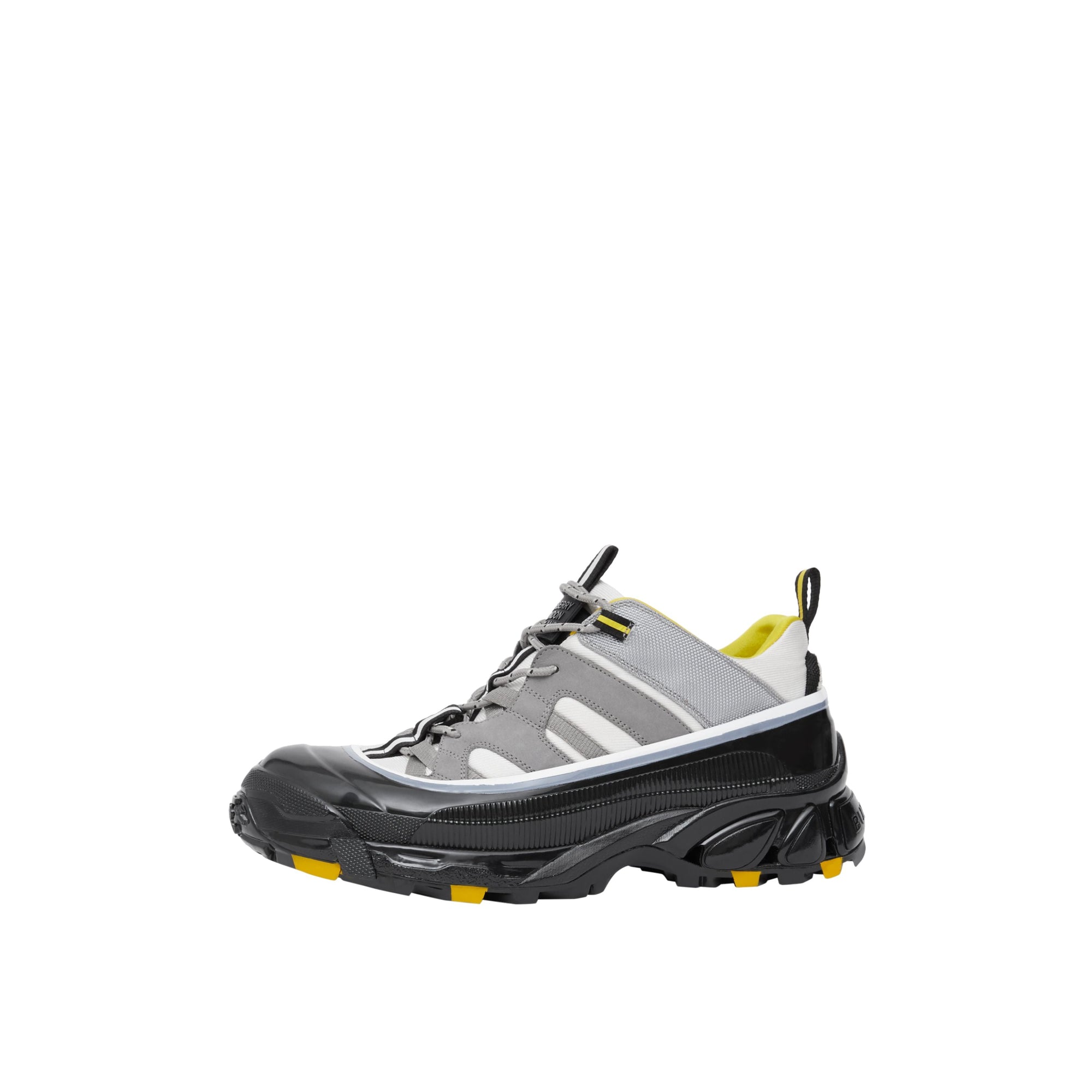 Sneakers Arthur en nylon et cuir velours - Grey