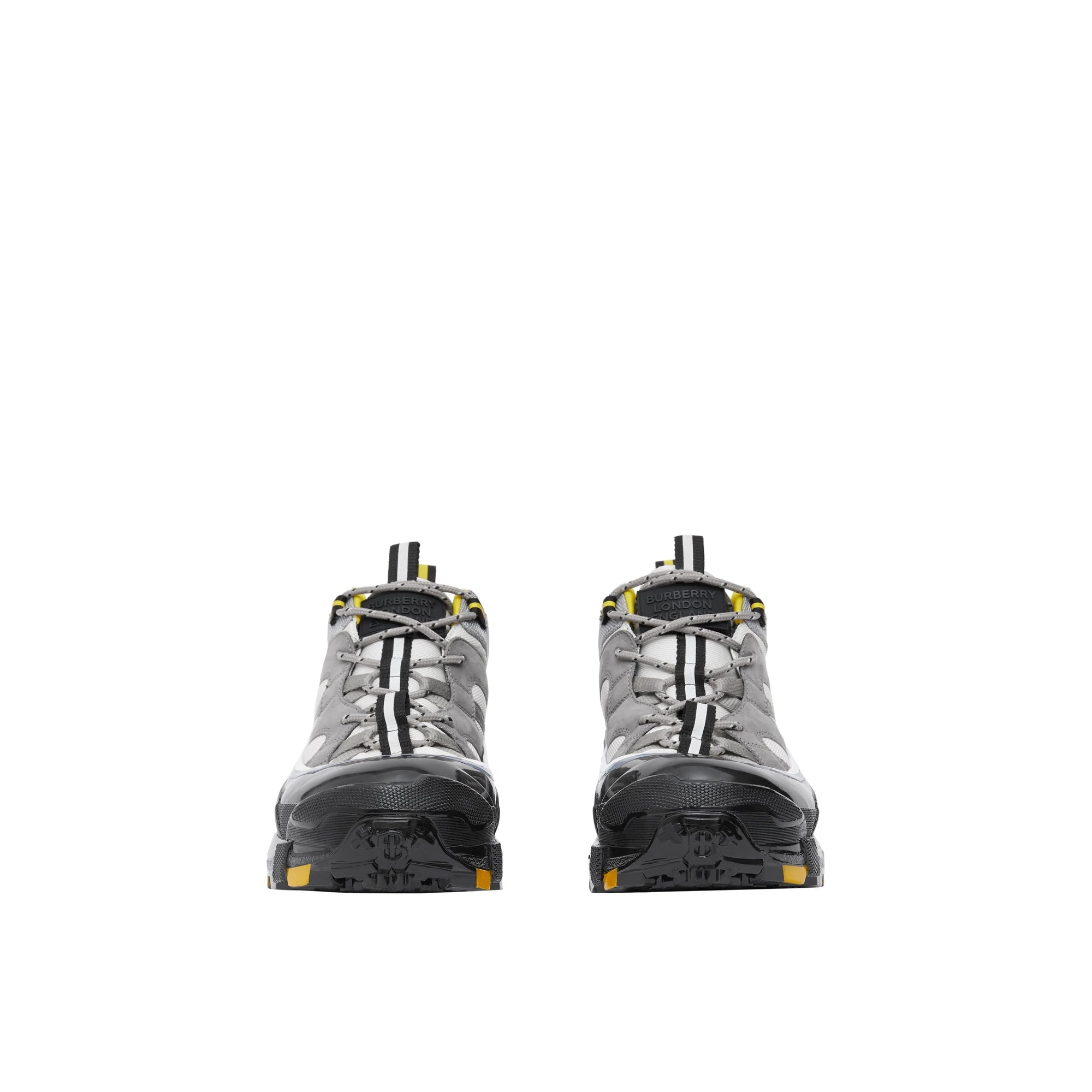 Sneakers Arthur en nylon et cuir velours - Grey