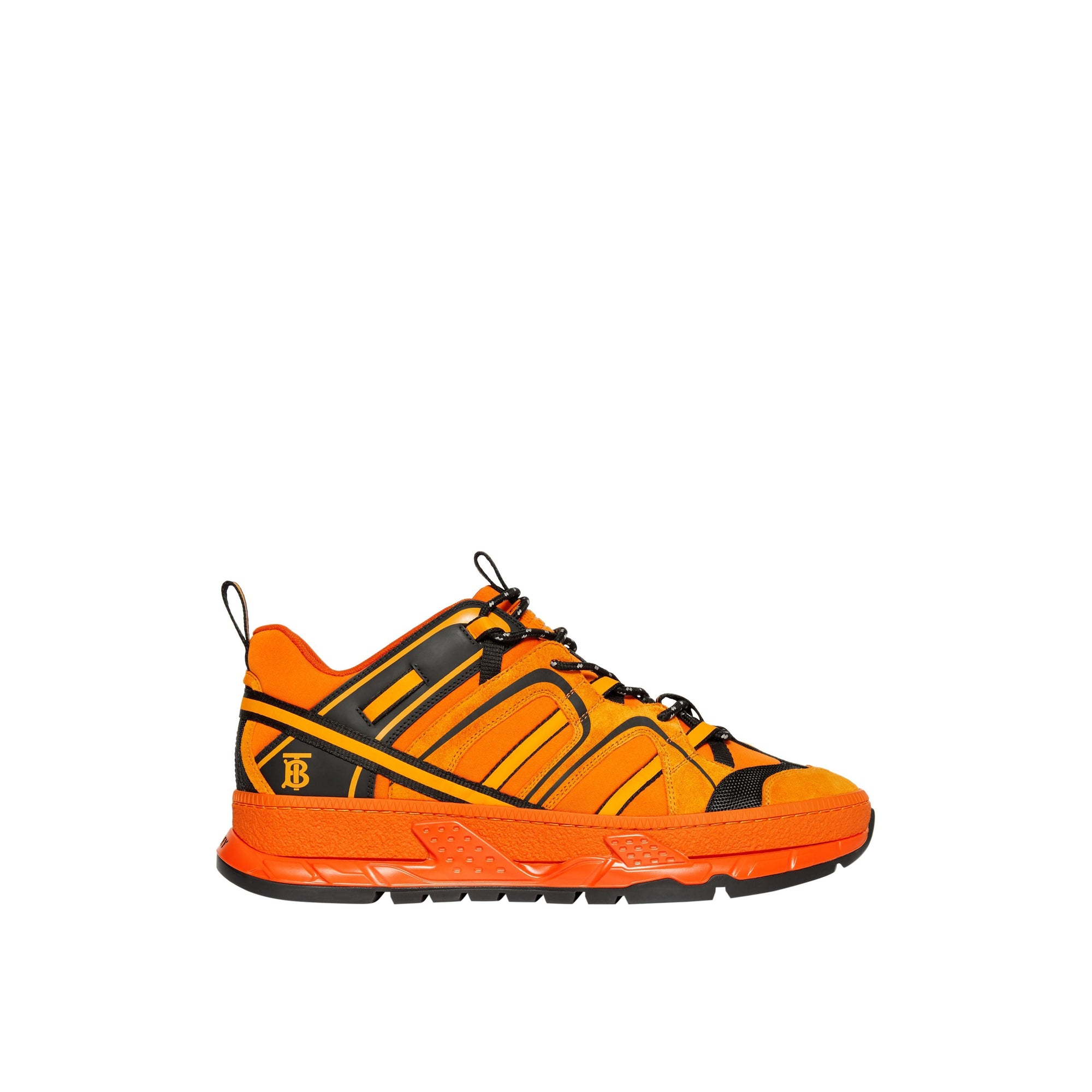 Sneakers Union en nylon cuir velours et cuir - Bright Orange