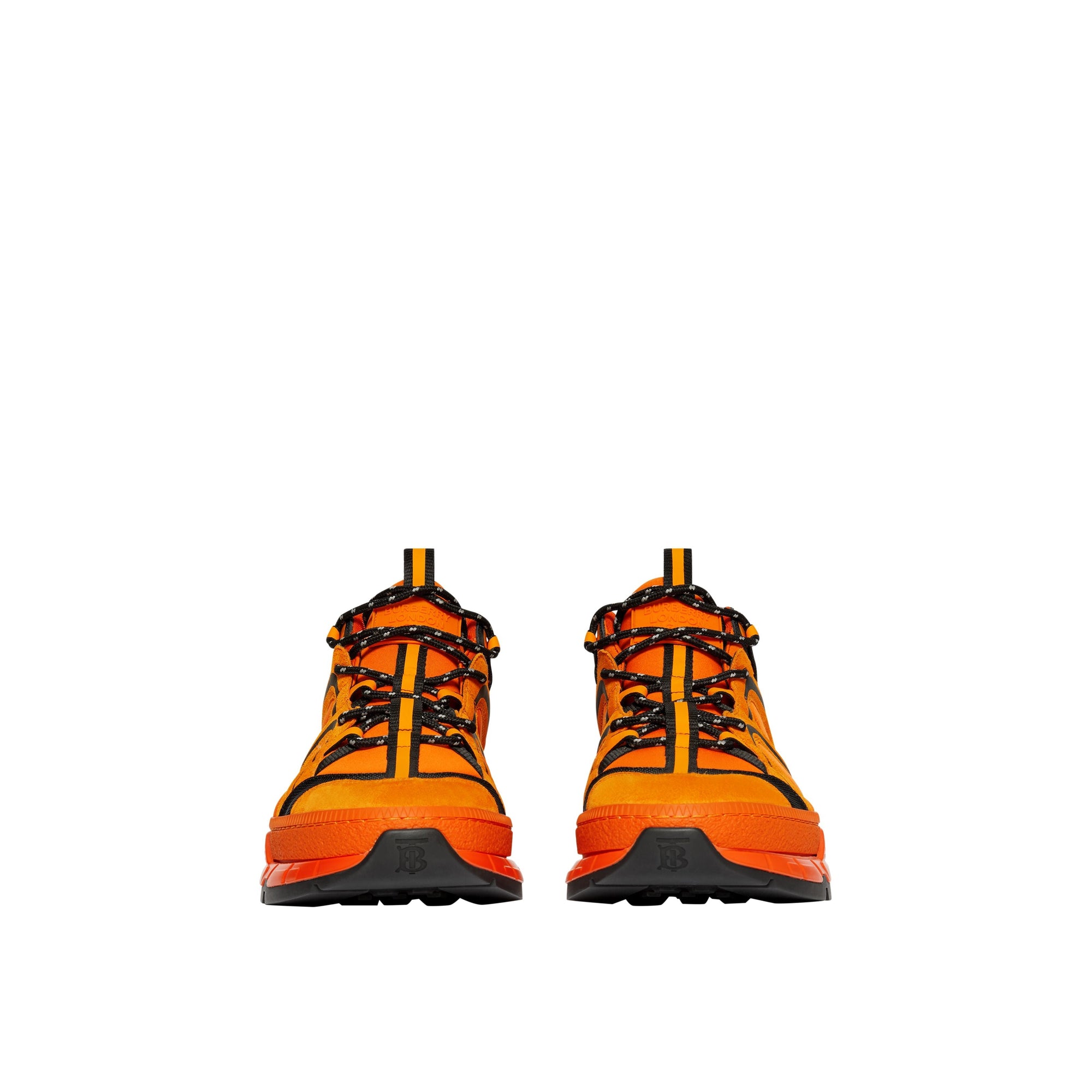 Sneakers Union en nylon cuir velours et cuir - Bright Orange