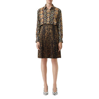 Chemise en soie à imprimé python - Soft Cocoa
