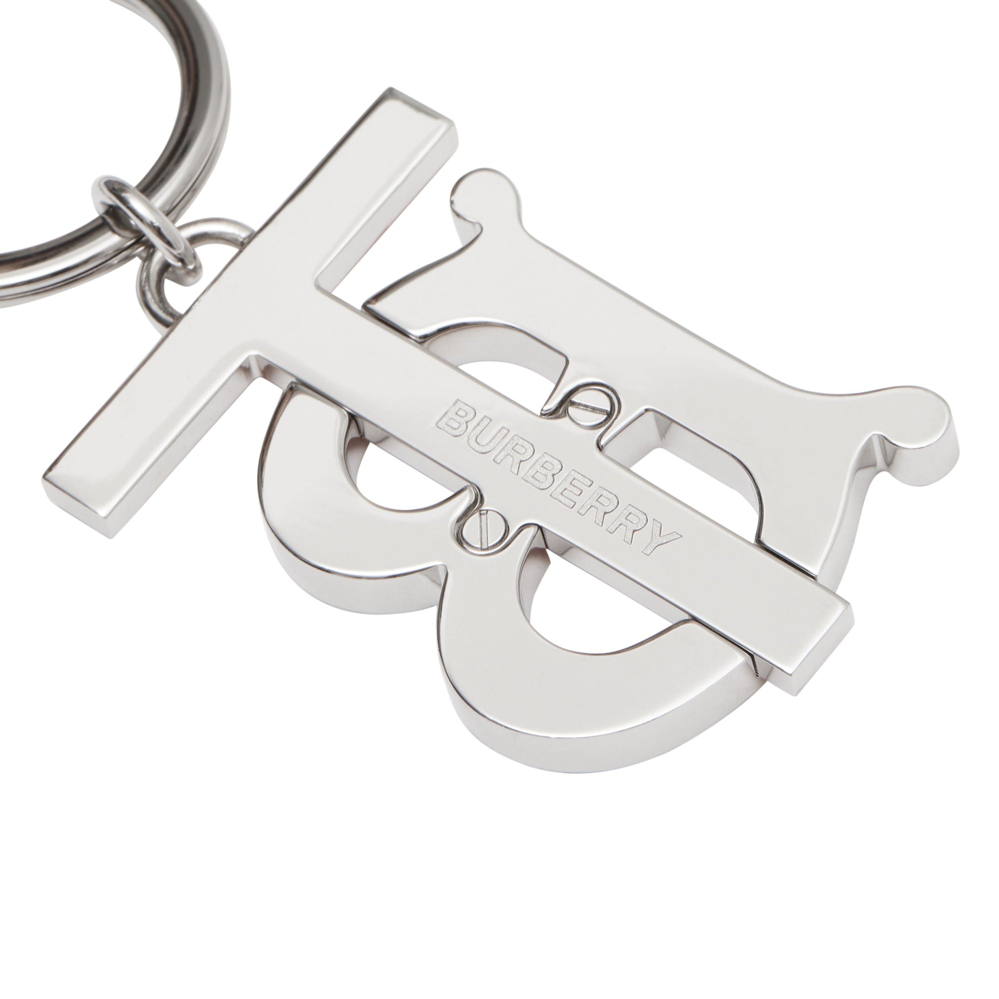 Porte-clés plaqué palladium Monogram - Bright Orange