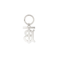 Porte-clés plaqué palladium Monogram - Bright Orange