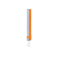 Bijou porte-clés bicolore Monogram - Baby Blue & Bright Orange