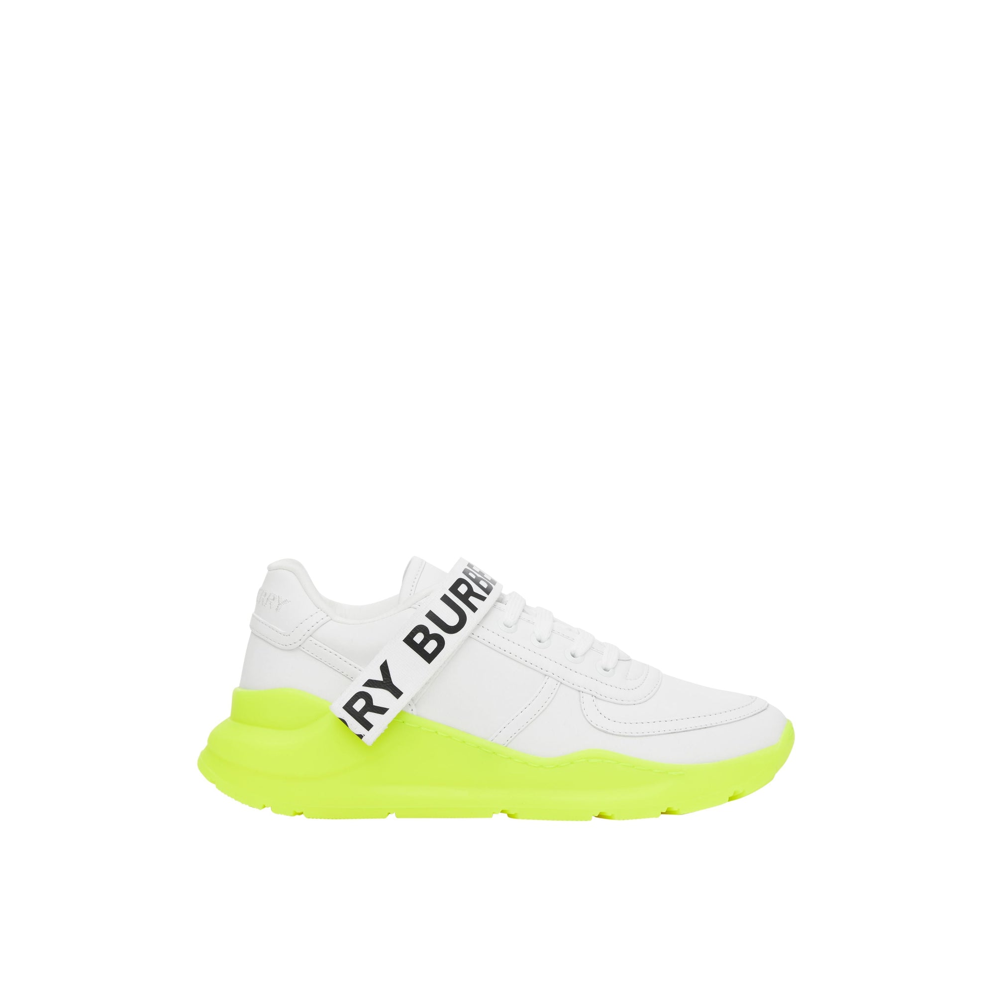 Sneakers en cuir et nylon avec logo - Optic White