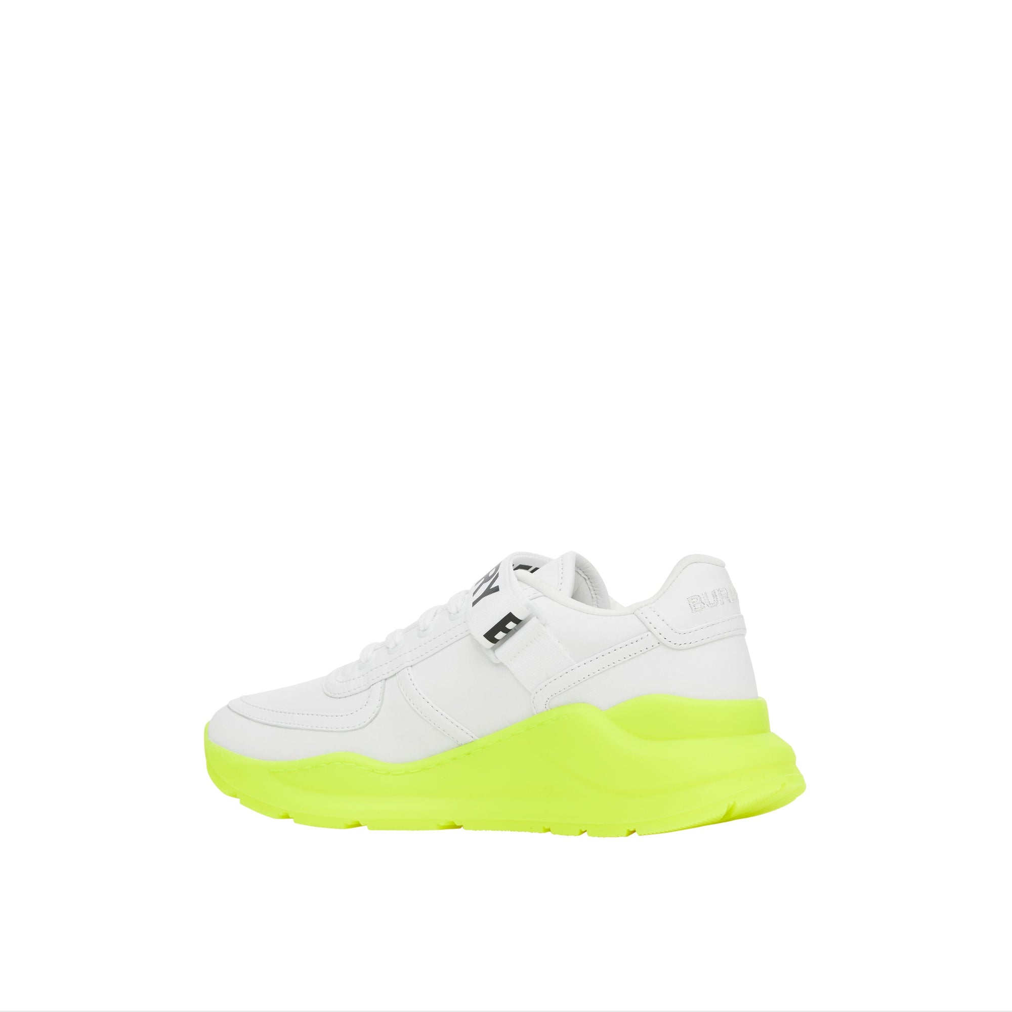 Sneakers en cuir et nylon avec logo - Optic White