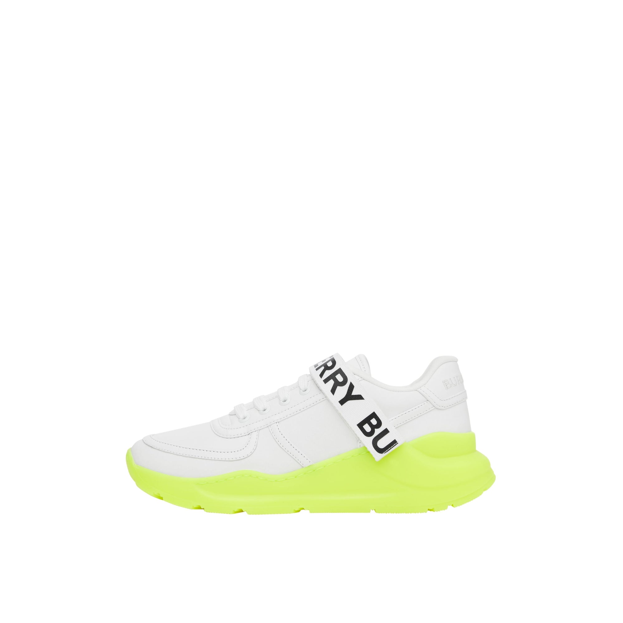 Sneakers en cuir et nylon avec logo - Optic White