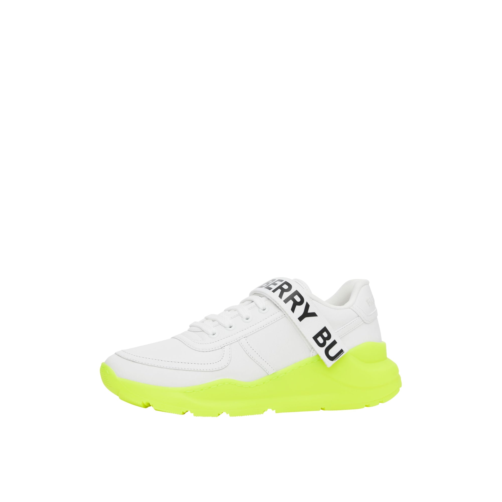Sneakers en cuir et nylon avec logo - Optic White