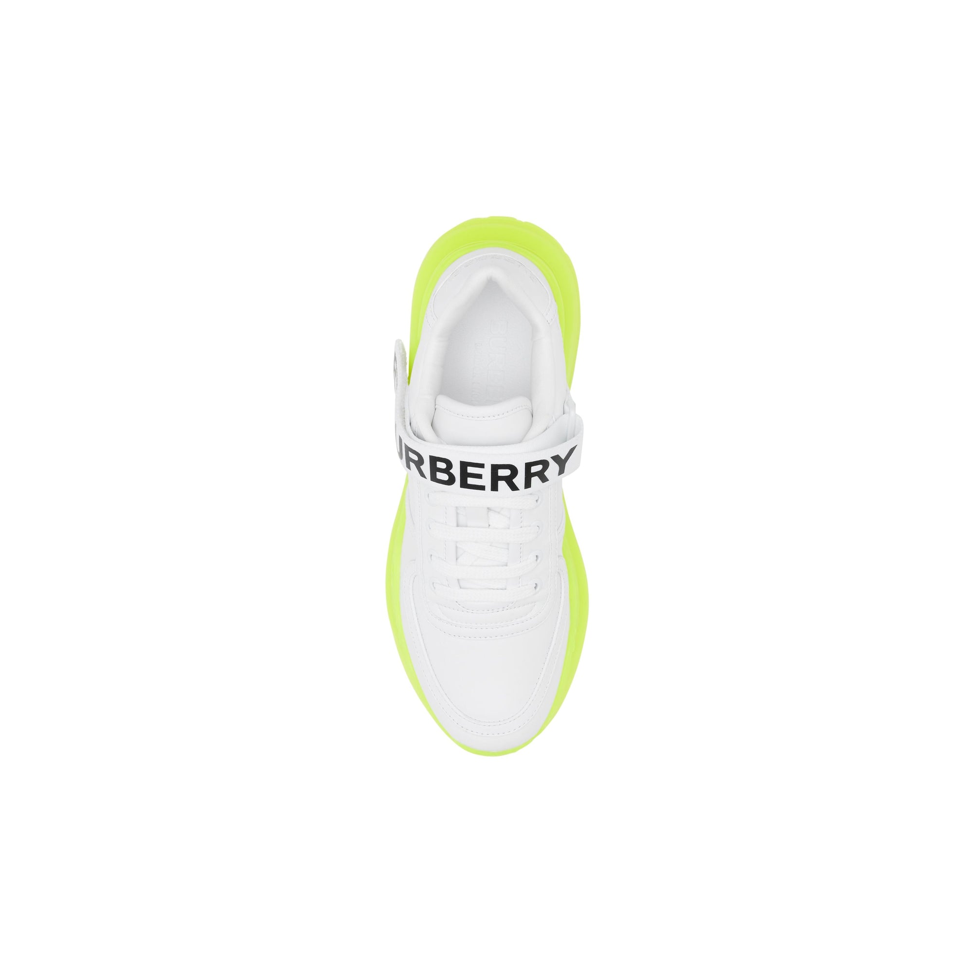 Sneakers en cuir et nylon avec logo - Optic White