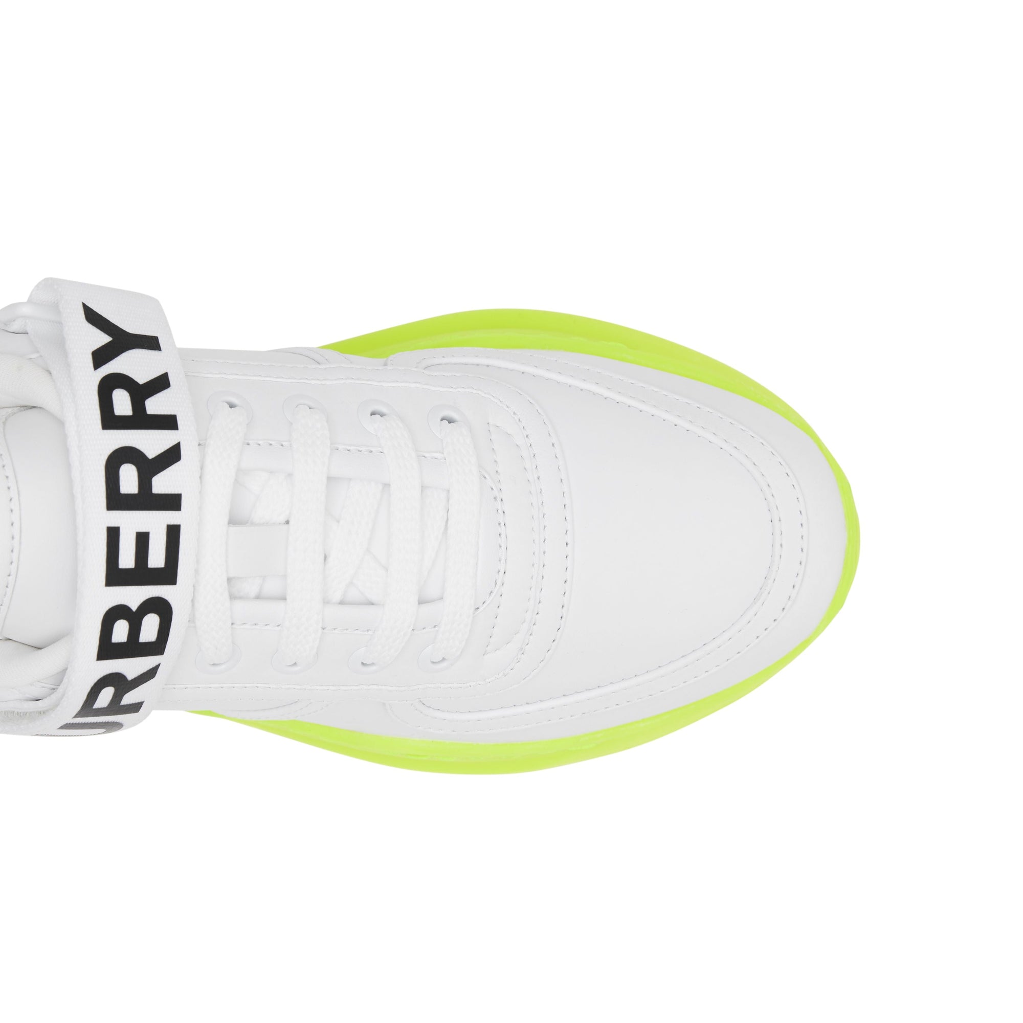 Sneakers en cuir et nylon avec logo - Optic White