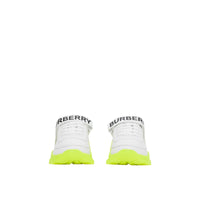Sneakers en cuir et nylon avec logo - Optic White