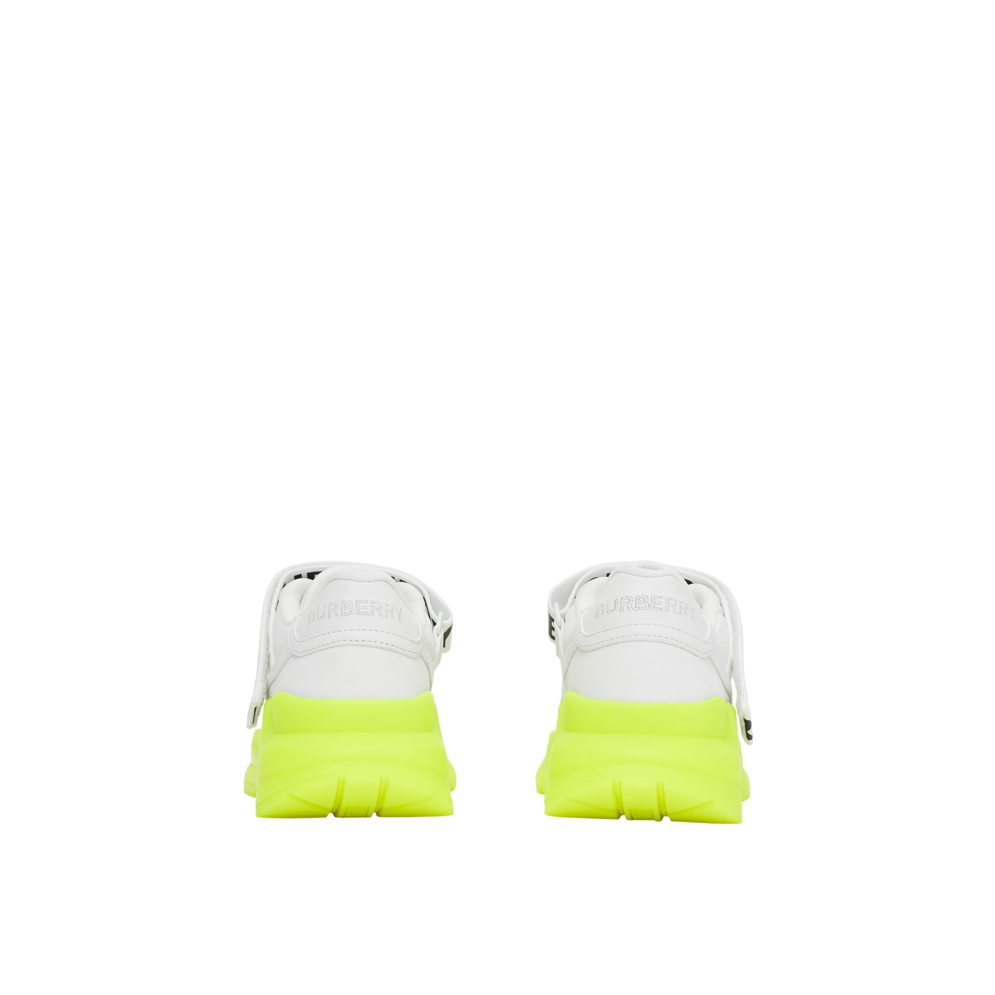 Sneakers en cuir et nylon avec logo - Optic White