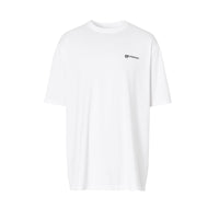 T-shirt oversize en coton avec coordonnées géographiques - White