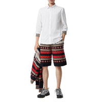 Chemise Cavalier en popeline de coton - White