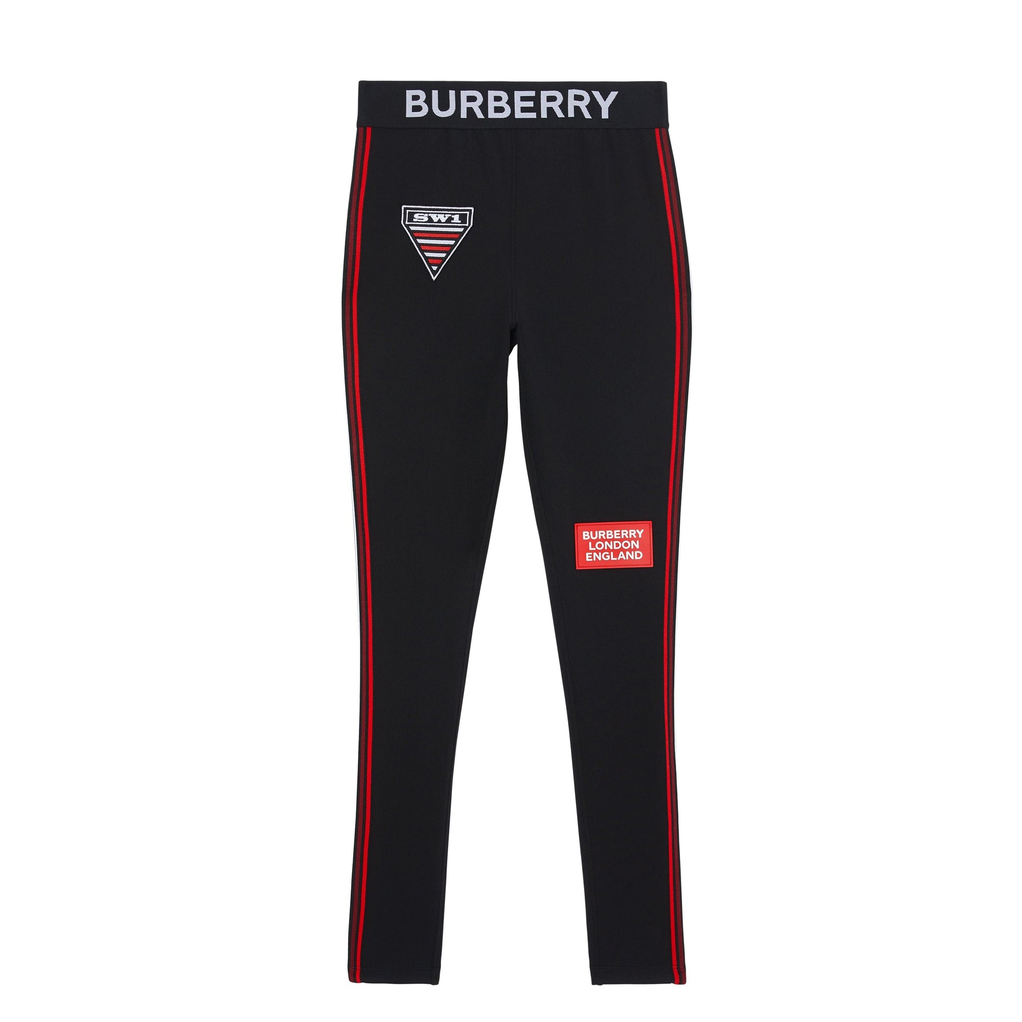 Legging en jersey stretch avec logo - Black