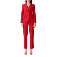 Pantalon tailleur en laine - Bright Red