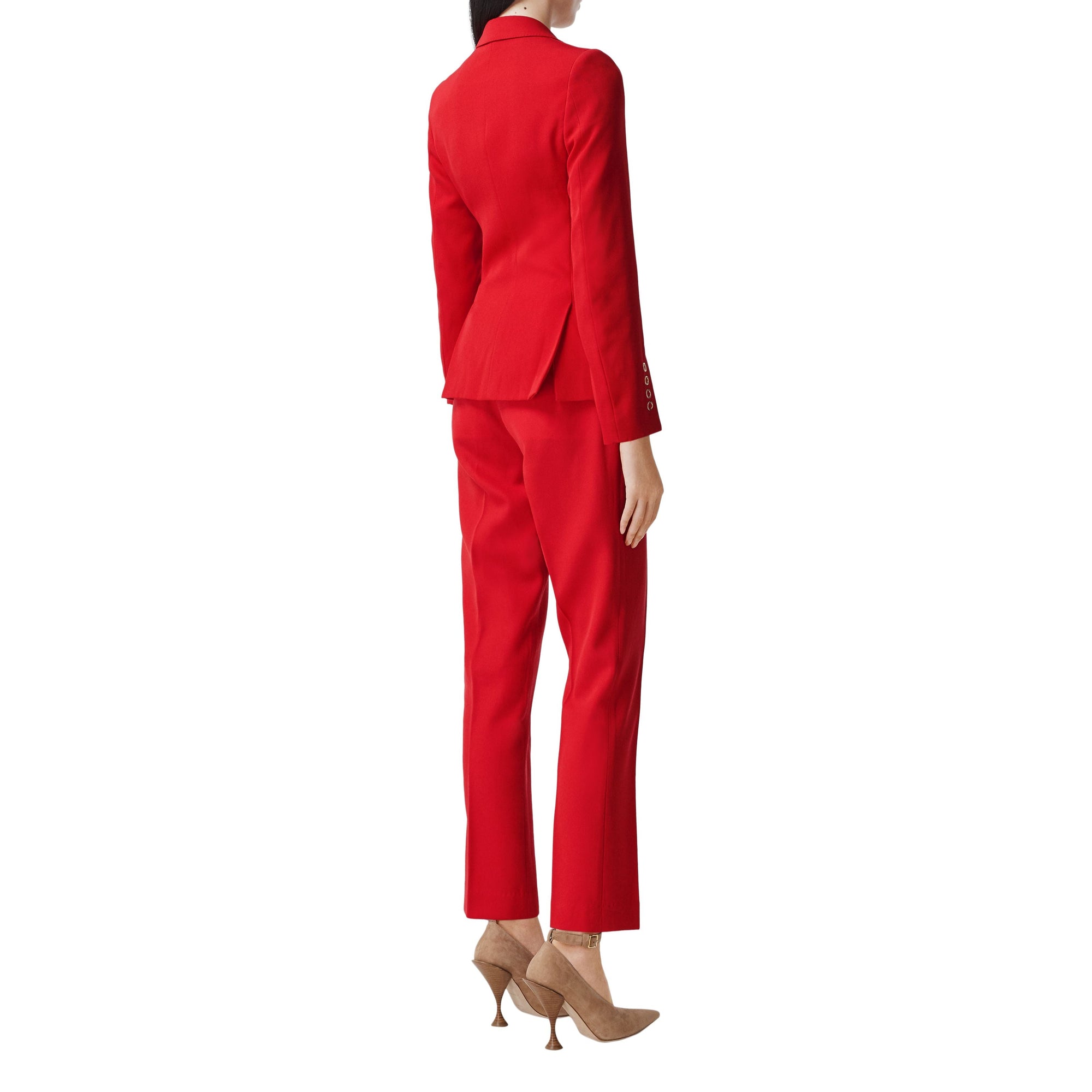 Pantalon tailleur en laine - Bright Red