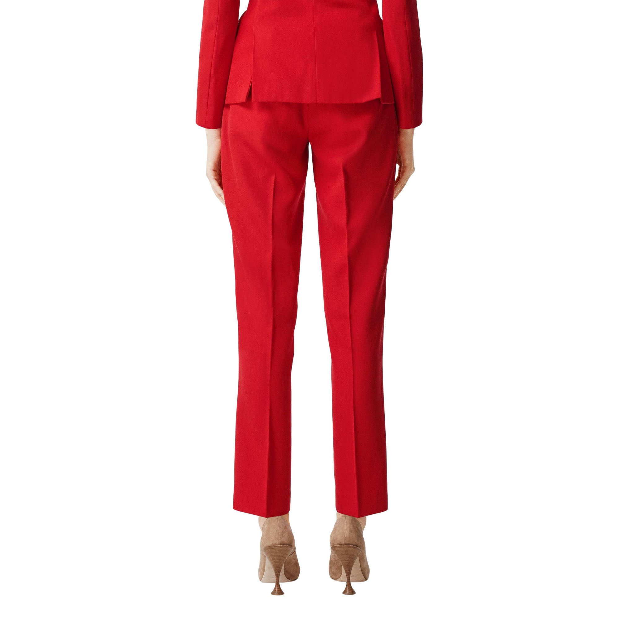 Pantalon tailleur en laine - Bright Red