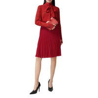 Jupe plissée Monogram - Bright Red