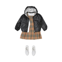 Veste légère à capuche avec logo - Black
