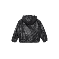 Veste légère à capuche avec logo - Black