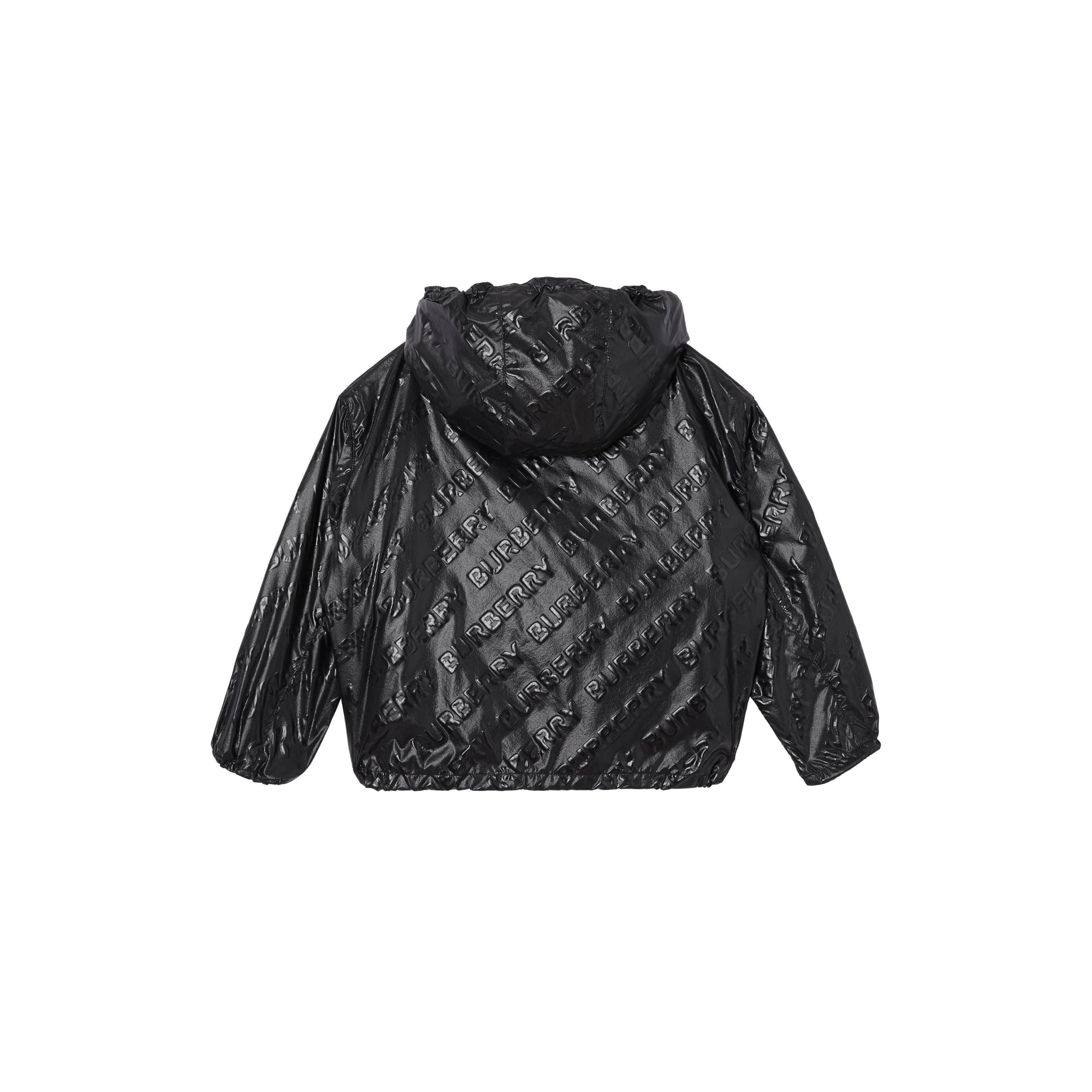 Veste légère à capuche avec logo - Black