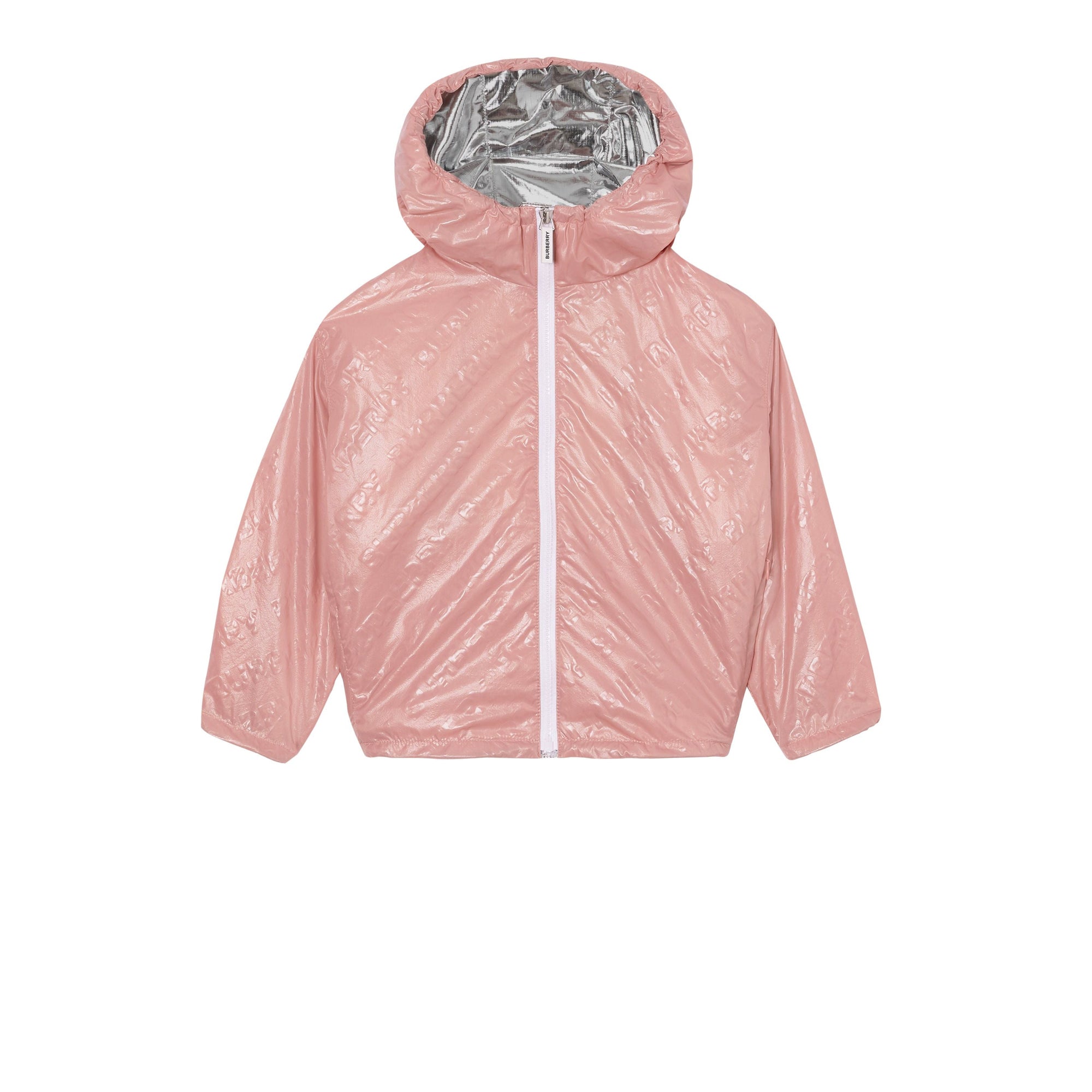 Veste légère à capuche avec logo - Dusty Pink