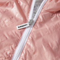 Veste légère à capuche avec logo - Dusty Pink