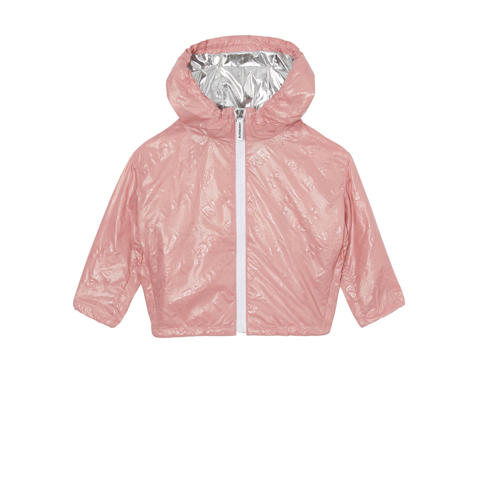 Veste légère à capuche avec logo - Dusty Pink