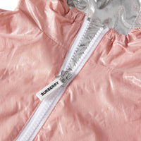 Veste légère à capuche avec logo - Dusty Pink