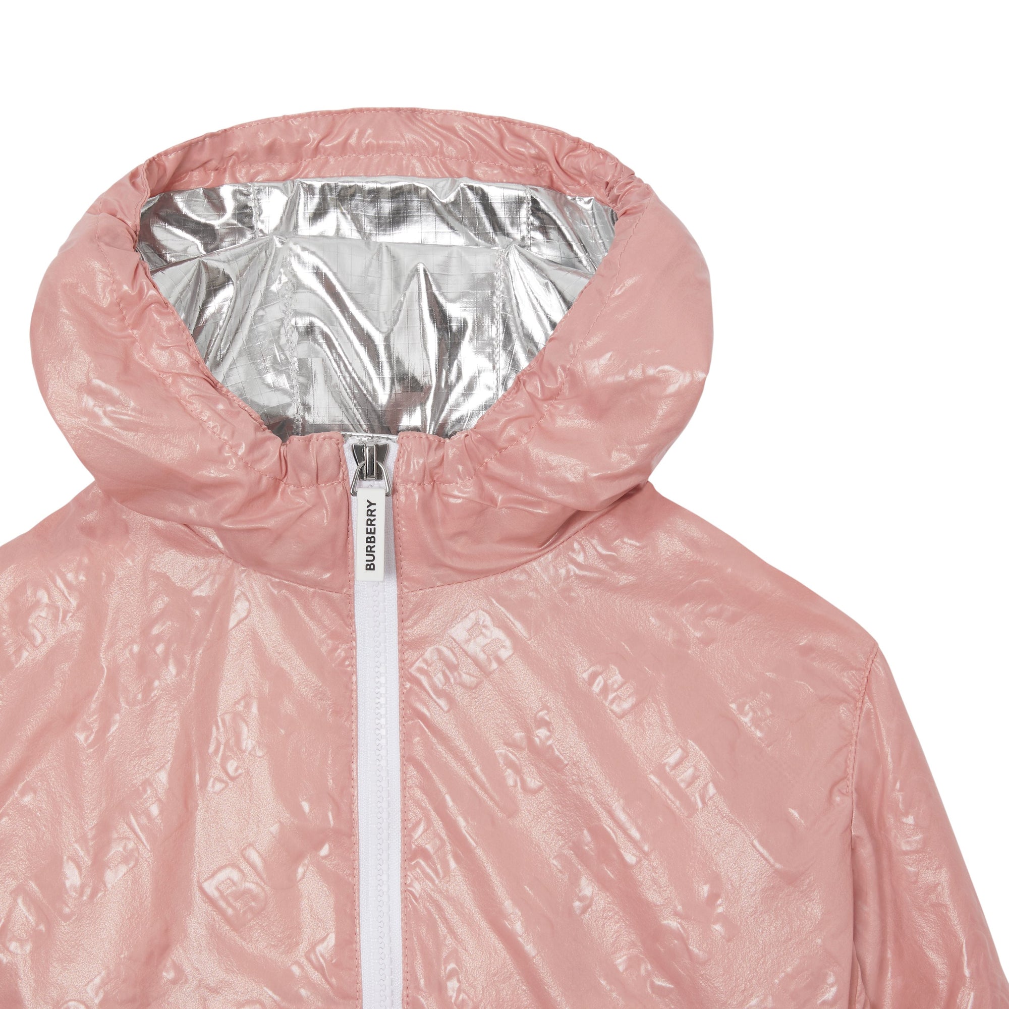 Veste légère à capuche avec logo - Dusty Pink