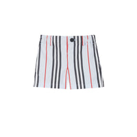 Short chino en coton à rayures iconiques - Pale Blue