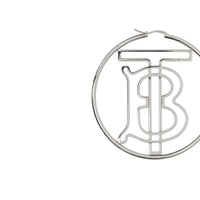 Créoles plaquées palladium Monogram - Palladio