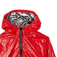 Veste légère à capuche avec logo - Bright Red