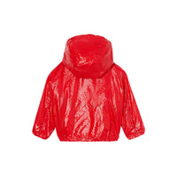 Veste légère à capuche avec logo - Bright Red
