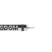 Bijou porte-clés avec logo en jacquard bicolore - Black & White