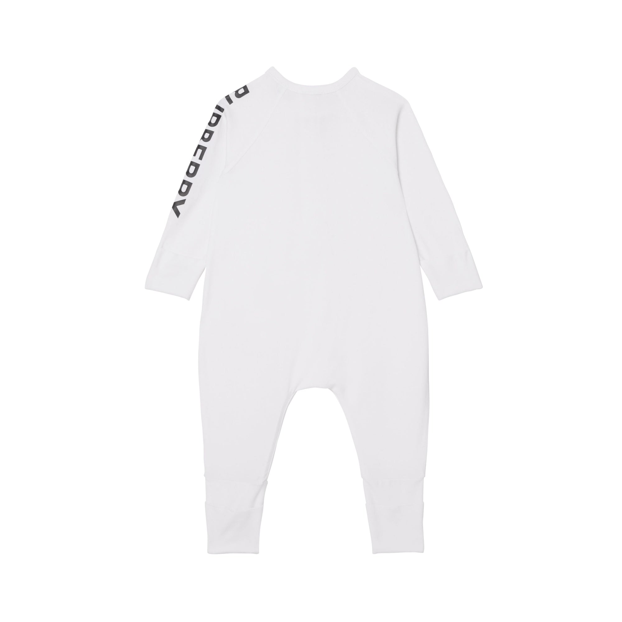 Coffret cadeau deux pièces pour bébé en coton stretch avec logo - White