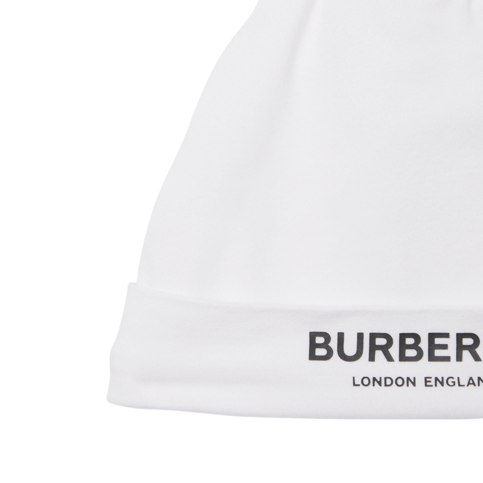 Coffret cadeau deux pièces pour bébé en coton stretch avec logo - White